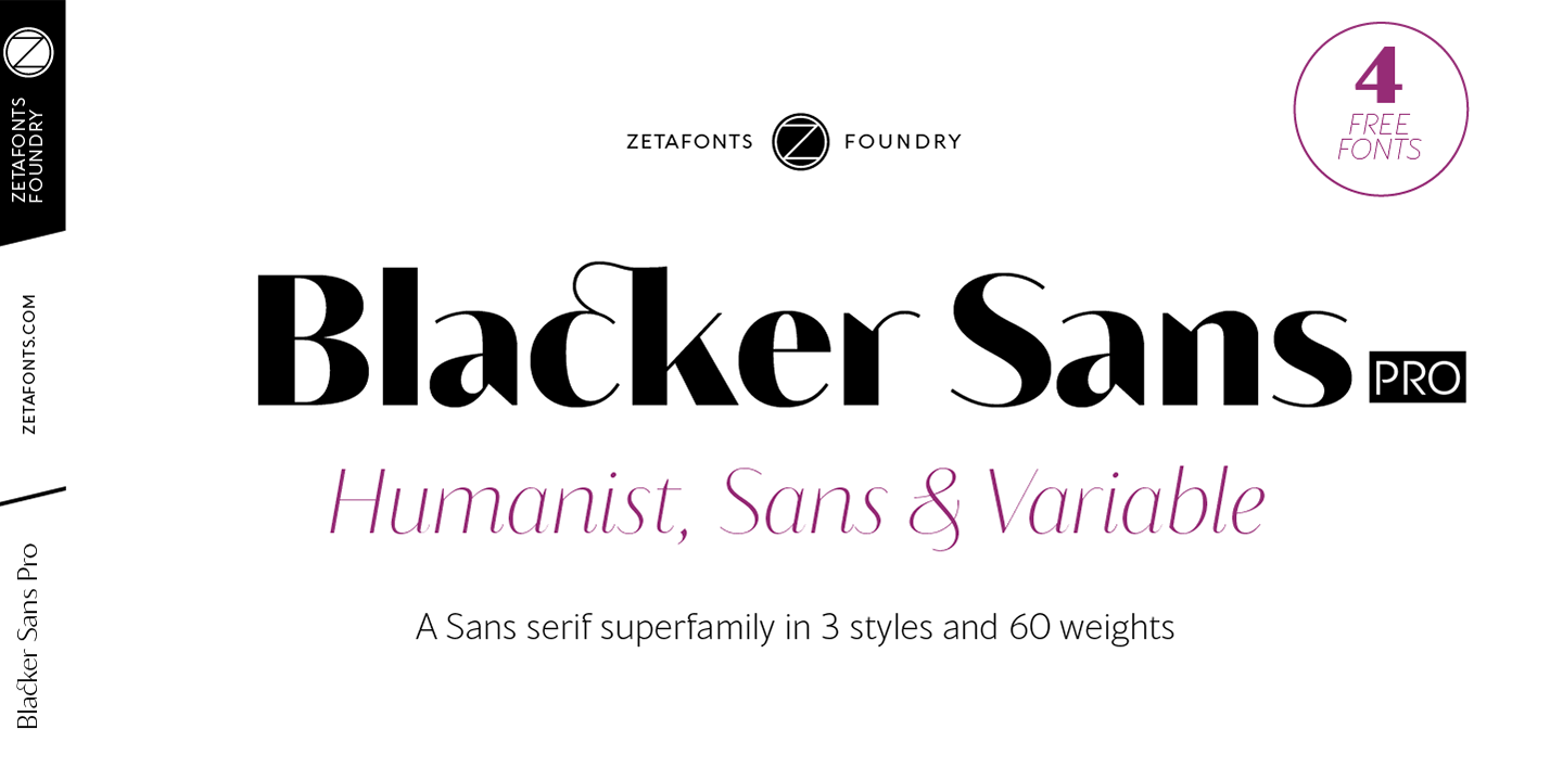 Przykładowa czcionka Blacker Sans Pro #1